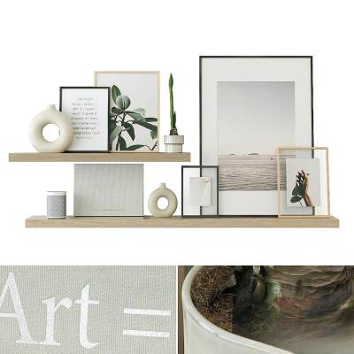 现代壁架饰品摆件